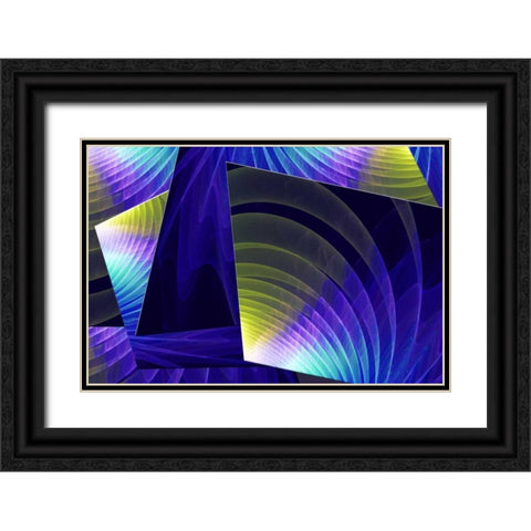 Colorful Planes I Black Ornate Wood Framed Art Print with Double Matting by Hausenflock, Alan