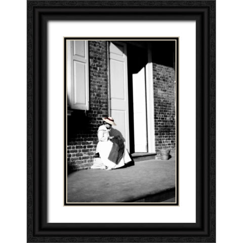 The Seamstress Black Ornate Wood Framed Art Print with Double Matting by Hausenflock, Alan