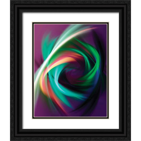 Birds Nest Black Ornate Wood Framed Art Print with Double Matting by Hausenflock, Alan
