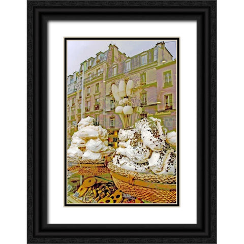 Pastry Window I Black Ornate Wood Framed Art Print with Double Matting by Love, Maureen