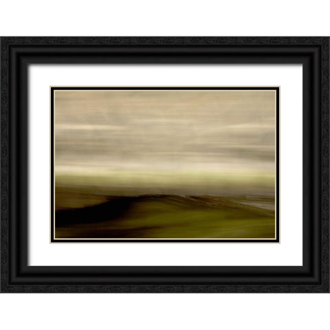 Streaked Horizon I Black Ornate Wood Framed Art Print with Double Matting by Millet, Karyn