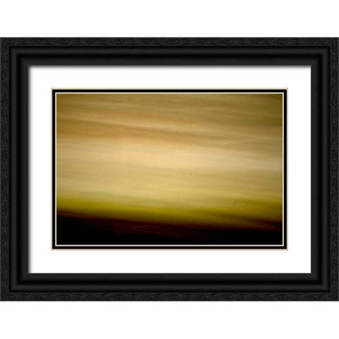 Streaked Horizon II Black Ornate Wood Framed Art Print with Double Matting by Millet, Karyn