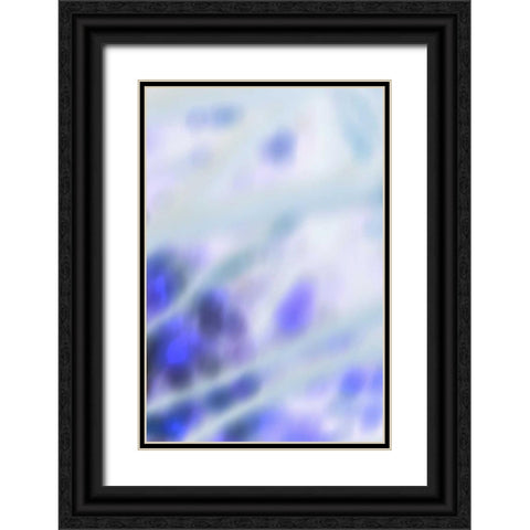 Color Drops I Black Ornate Wood Framed Art Print with Double Matting by Millet, Karyn