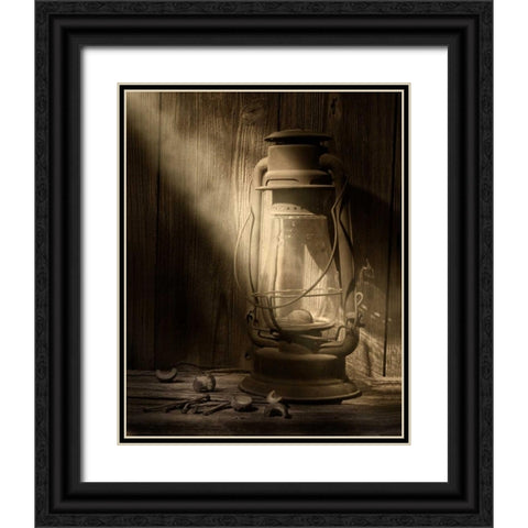 Yesterdays Light Black Ornate Wood Framed Art Print with Double Matting by McNemar, C. Thomas