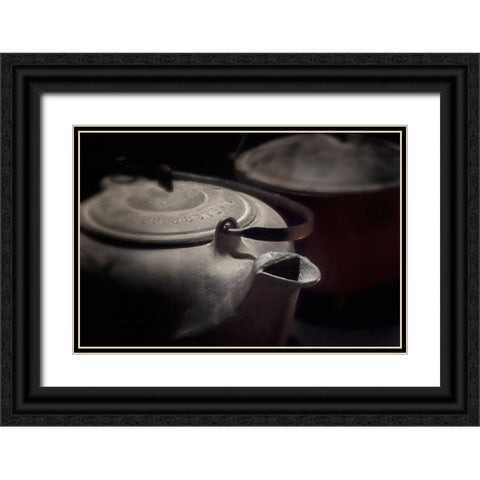 Iron Black Ornate Wood Framed Art Print with Double Matting by McNemar, C. Thomas