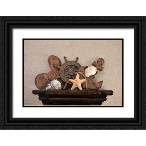 Nautical Still Life I Black Ornate Wood Framed Art Print with Double Matting by McNemar, C. Thomas