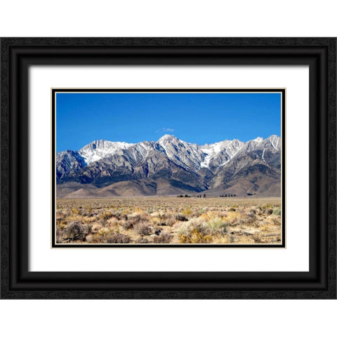 Sierra Nevada Mountains I Black Ornate Wood Framed Art Print with Double Matting by Taylor, Douglas