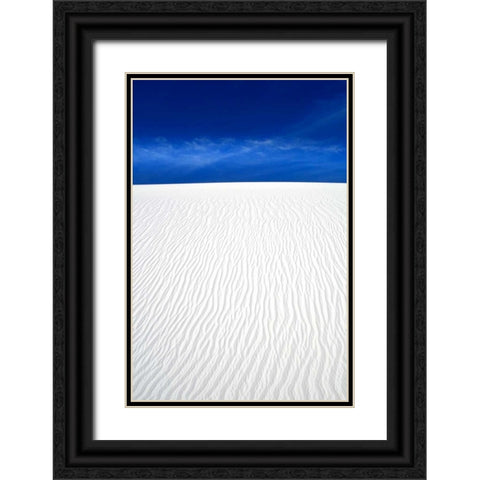 White Sands I Black Ornate Wood Framed Art Print with Double Matting by Taylor, Douglas