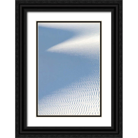 White Sands II Black Ornate Wood Framed Art Print with Double Matting by Taylor, Douglas