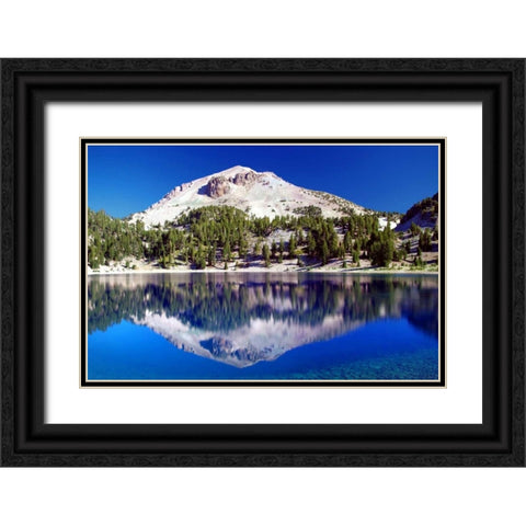 Rhyolite Reflections Black Ornate Wood Framed Art Print with Double Matting by Taylor, Douglas