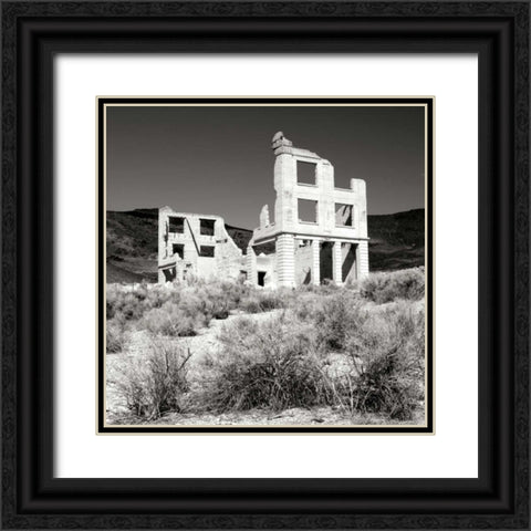 Rhyolite Ruin II BW Black Ornate Wood Framed Art Print with Double Matting by Taylor, Douglas