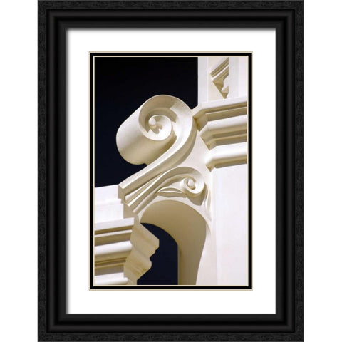 Mission Detail II Black Ornate Wood Framed Art Print with Double Matting by Taylor, Douglas