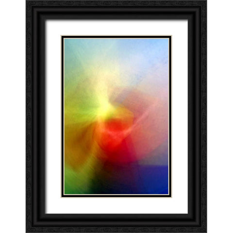 Arc Light Black Ornate Wood Framed Art Print with Double Matting by Taylor, Douglas