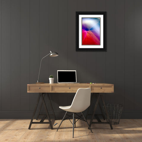 Volcano Visions Black Ornate Wood Framed Art Print with Double Matting by Taylor, Douglas