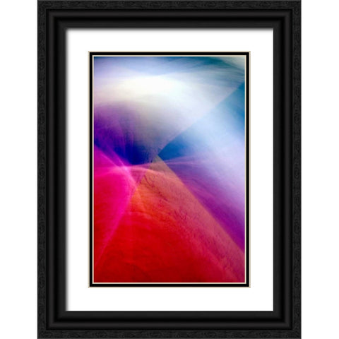 Volcano Visions Black Ornate Wood Framed Art Print with Double Matting by Taylor, Douglas