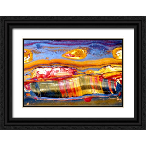 Pilbaran Black Ornate Wood Framed Art Print with Double Matting by Taylor, Douglas