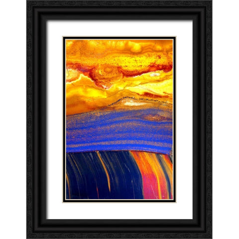 Archaea Black Ornate Wood Framed Art Print with Double Matting by Taylor, Douglas