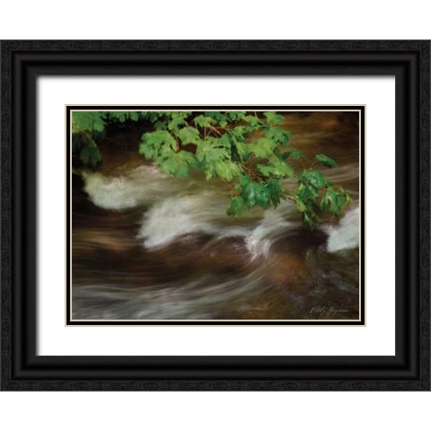 Soothing Waters XV Black Ornate Wood Framed Art Print with Double Matting by Geyman, Vitaly