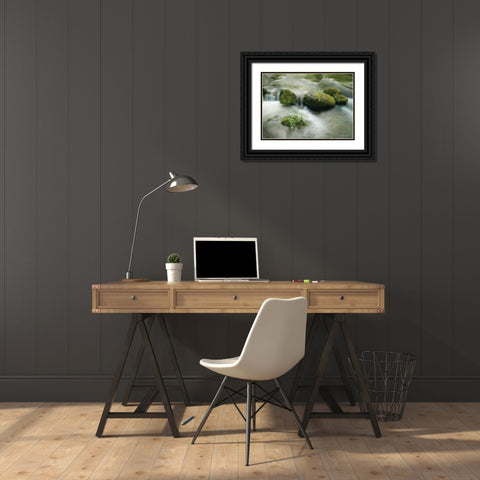 Soothing Waters XVI Black Ornate Wood Framed Art Print with Double Matting by Geyman, Vitaly