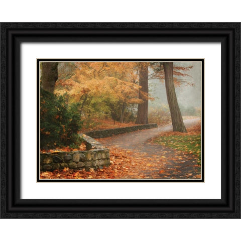 Autumn Paradise IV Black Ornate Wood Framed Art Print with Double Matting by Geyman, Vitaly