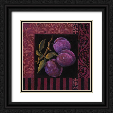 Fruitier II Black Ornate Wood Framed Art Print with Double Matting by Peyton, Hanna