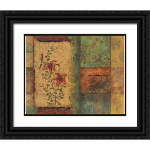 Tropical Paradise II Black Ornate Wood Framed Art Print with Double Matting by Peyton, Hanna