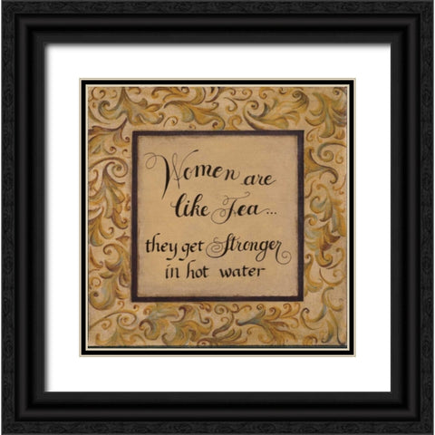 Women are Like Black Ornate Wood Framed Art Print with Double Matting by Smith, Pamela