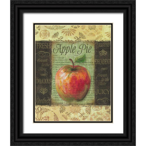 Apple Pie Black Ornate Wood Framed Art Print with Double Matting by Williams, Todd