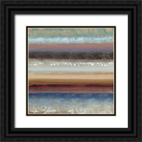 Fusion I Black Ornate Wood Framed Art Print with Double Matting by Werbelow, Selina