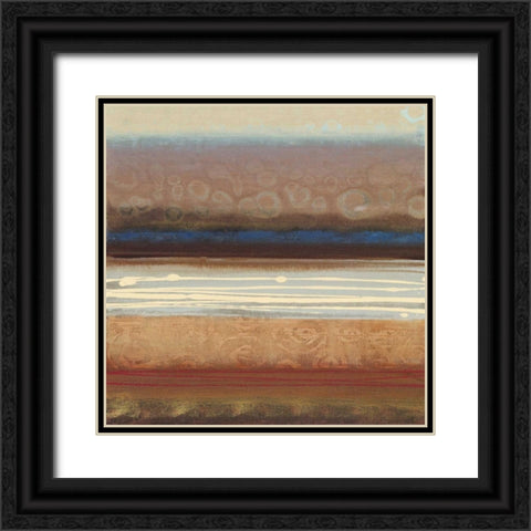 Fusion II Black Ornate Wood Framed Art Print with Double Matting by Werbelow, Selina