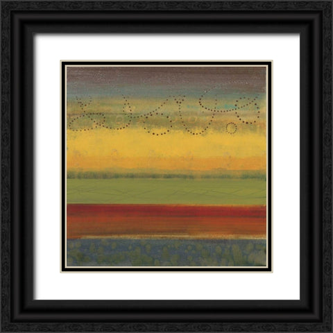 Bailando II Black Ornate Wood Framed Art Print with Double Matting by Werbelow, Selina
