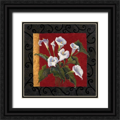 Classique I Black Ornate Wood Framed Art Print with Double Matting by Wacaster, Linda