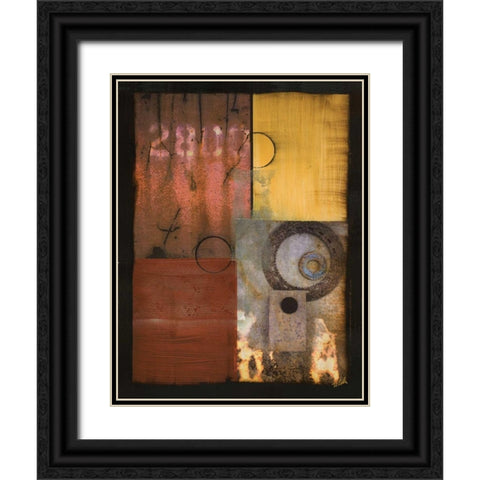 Invention I Black Ornate Wood Framed Art Print with Double Matting by Zelda