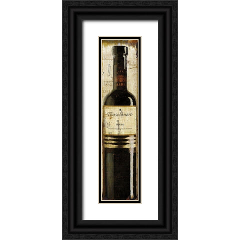 European Sample II-d Black Ornate Wood Framed Art Print with Double Matting by Art Licensing Studio