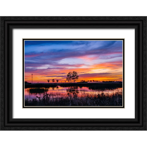 Santiago de Compostela pilgrimage - 211 Black Ornate Wood Framed Art Print with Double Matting by Heine, Ben