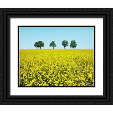 Brothers Black Ornate Wood Framed Art Print with Double Matting by Heine, Ben