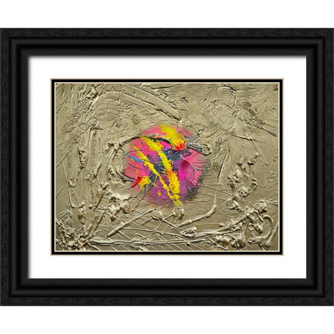 Chaotic Balance Black Ornate Wood Framed Art Print with Double Matting by Heine, Ben