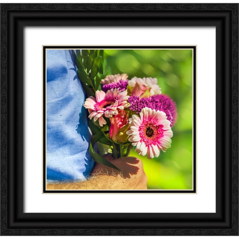 Saint Valentines Day 2 Black Ornate Wood Framed Art Print with Double Matting by Heine, Ben