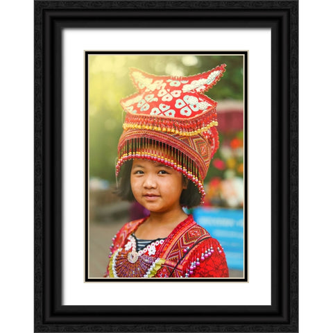 Thailand - 197 Black Ornate Wood Framed Art Print with Double Matting by Heine, Ben