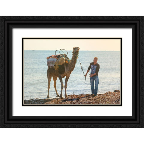 Tunisia 45 Black Ornate Wood Framed Art Print with Double Matting by Heine, Ben