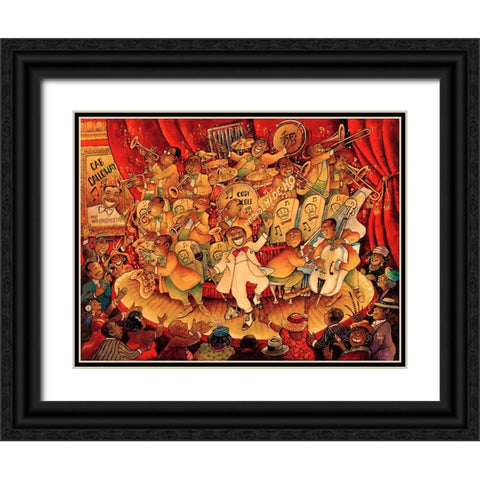 Hidi Ho Black Ornate Wood Framed Art Print with Double Matting by Bell, Bill