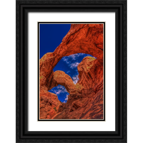 Double Arch Black Ornate Wood Framed Art Print with Double Matting by Sherrell, Bill