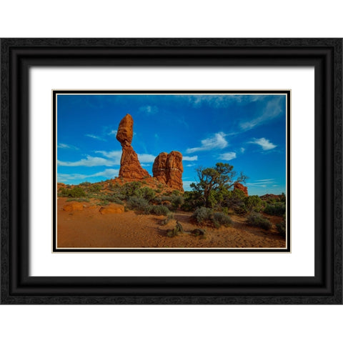 Balanced Rock-Utah 2 Black Ornate Wood Framed Art Print with Double Matting by Sherrell, Bill