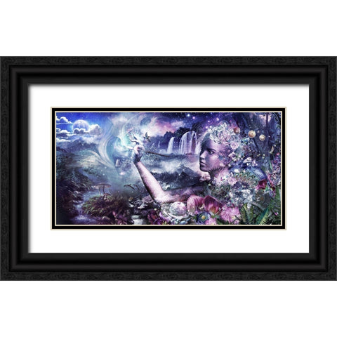 The Painter Black Ornate Wood Framed Art Print with Double Matting by Gray, Cameron