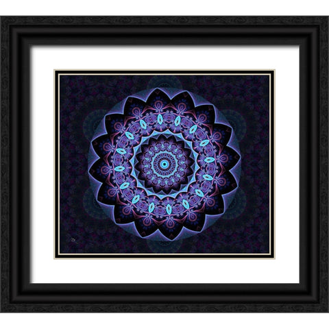 Set and Setting 4 Black Ornate Wood Framed Art Print with Double Matting by Gray, Cameron