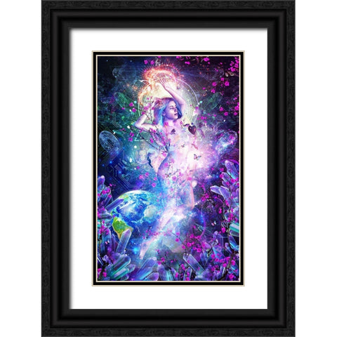 Encounter With The Sublime Black Ornate Wood Framed Art Print with Double Matting by Gray, Cameron