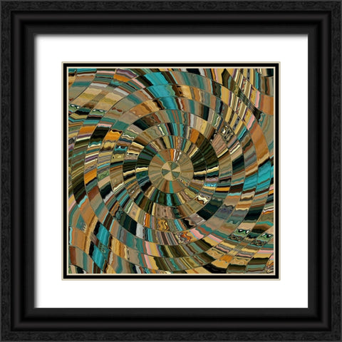 Ari-Zodiac Black Ornate Wood Framed Art Print with Double Matting by Manlove, David