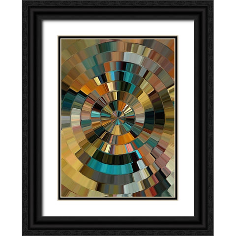 Arizona Prism Black Ornate Wood Framed Art Print with Double Matting by Manlove, David