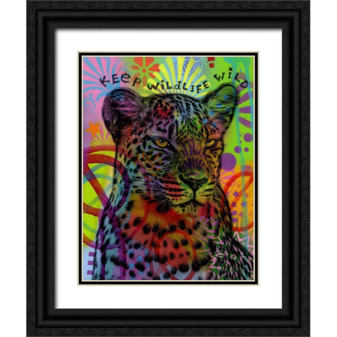 Keep Wildlife Wild Black Ornate Wood Framed Art Print with Double Matting by Dean Russo Collection