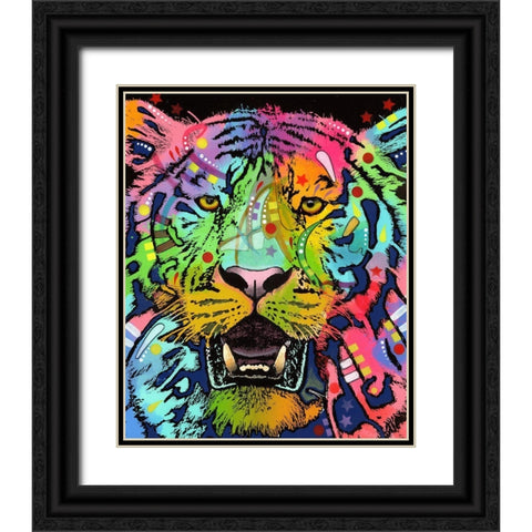 Wild Black Ornate Wood Framed Art Print with Double Matting by Dean Russo Collection